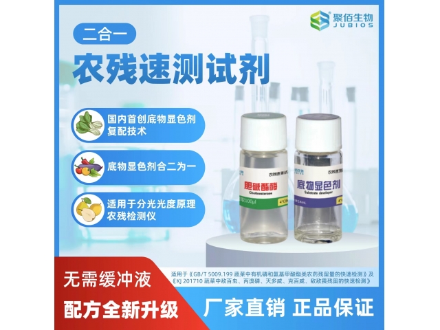新型農(nóng)殘速測試劑（二合一）